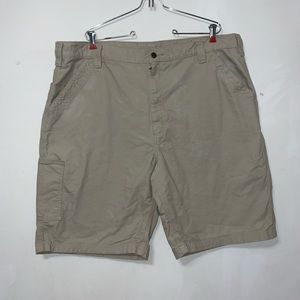 Carhartt Khaki Cargo Shorts Size 42 Original Fit